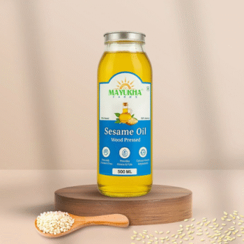 Wood Pressed Sesame Oil | Mayukha Farms Cold Pressed Oil